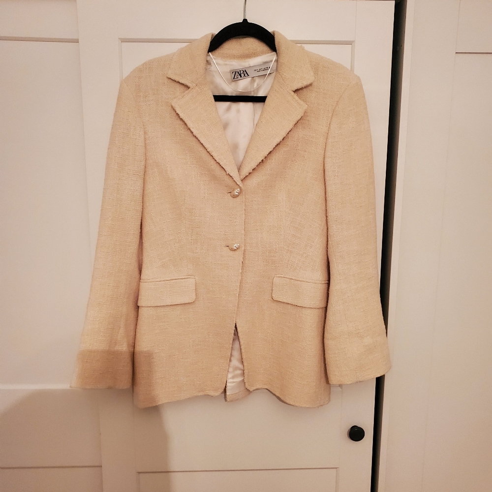 Zara tweed blazer